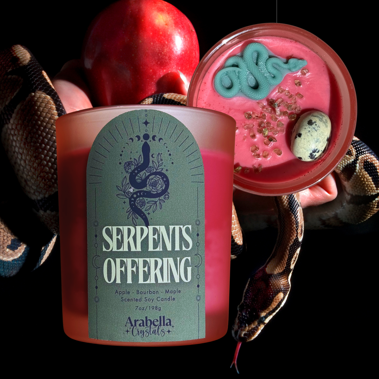 Serpents Offering Halloween Soy Candle