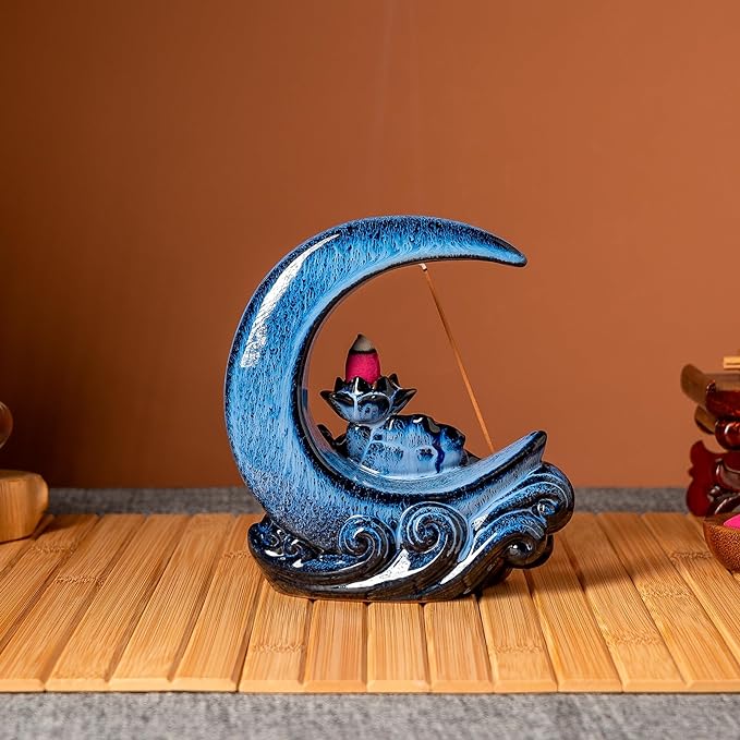 Moon Backflow Incense Burner